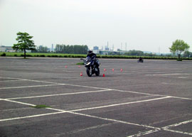 Ausweichen in der Kurve, Training in Salzgitter